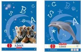 Image du produit Herlitz Bloc de travail x.book, DIN A4, linéature 2 (A4, À rayures, Non contraignant)