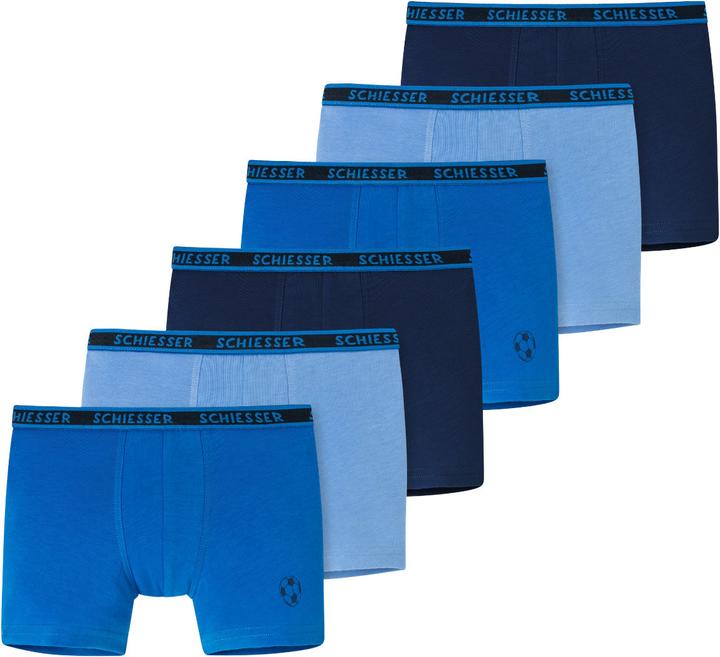 Produktbild Schiesser 6er Pack Kids Boys 95/5 Organic Cotton Shorts / Pants (140, 6er Pack)