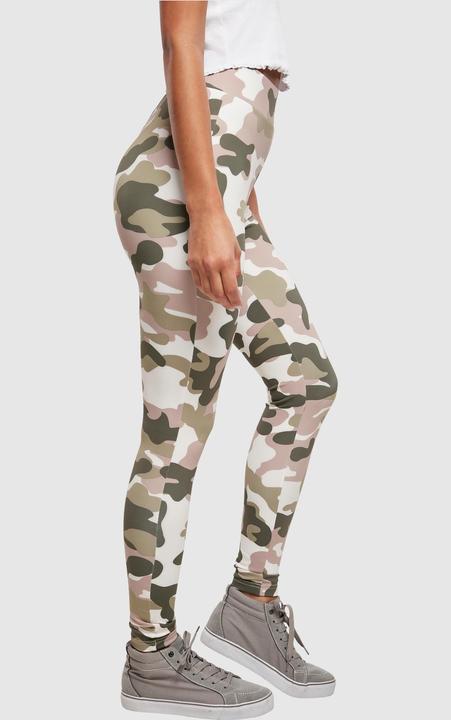 Actual product image Urban Classics Ladies High Waist Camo Tech Leggings (M)