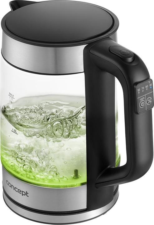 Produktbild Concept Czajnik Czajnik elektryczny szklany z regulacjš temperatury 1,7l RK4067 (1.70 l)