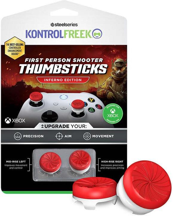 Actual product image SteelSeries FPS Inferno REDWHT Kit XBX (Xbox Series X, Xbox Series S, Xbox One S)