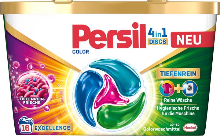 Produktbild Persil Waschmittel Kapseln Color Discs 16 WG, 272g (16 Waschgänge)