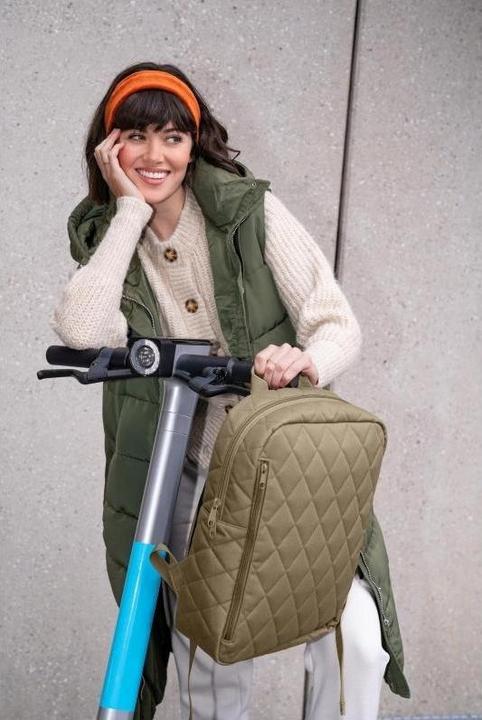 Image du produit reisenthel Sac à dos Classic backpack M Rhombus Olive (13 l)