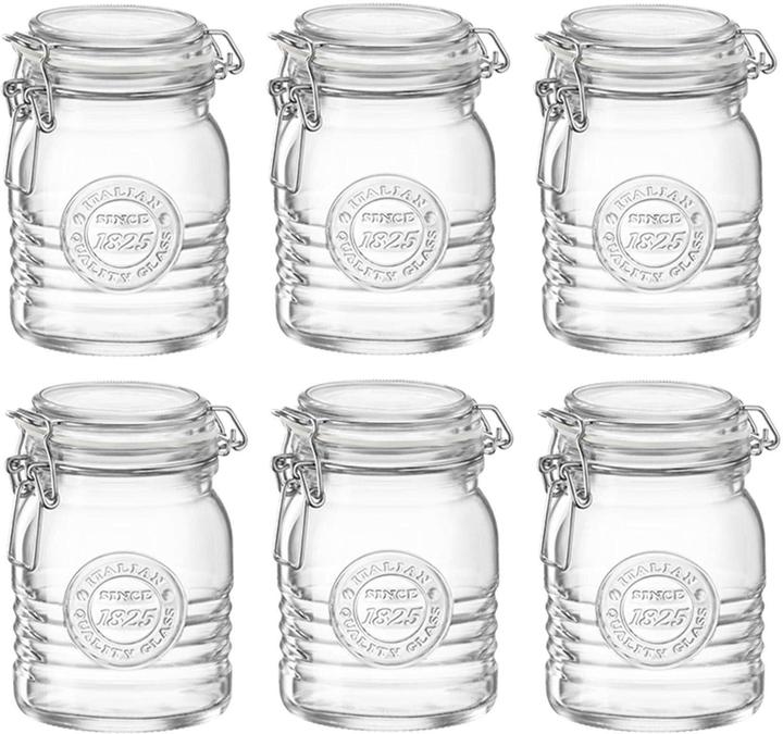 Produktbild Bormioli Rocco Einmachglas Officina 1825 750 ml, 6 Stück (6 Stk., 0.75 l)