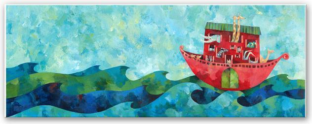 Image du produit Trenddeko Blanz - L'arche de Noé (40 x 100 cm)