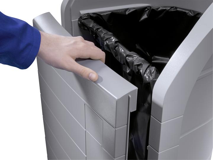 Produktbild Hailo ProfiLine WSB Design Plus XXXL, Wertstoffsammler, 120 ltr, Silber (120 l)