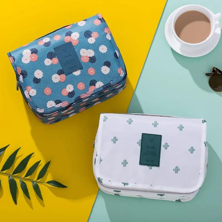 Actual product image Only-Bags.Store Cosmetic bag with nylon hooks, make-up bag, high capacity, storage bag for (24 l)