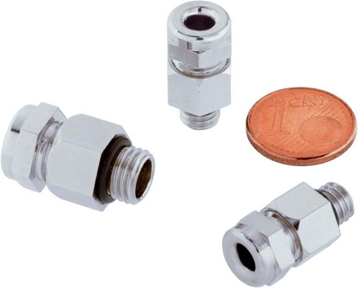 Actual product image Lapp Cable gland SKINDICHT MINI Brass, nickel-plated M6 x 1