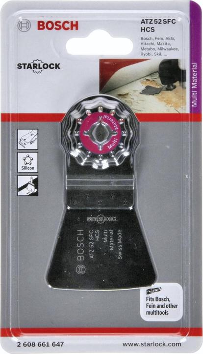 Produktbild Bosch Professional Zubehör HCS Schaber ATZ 52 SFC, flexibel, 52 x 38 mm, 1er-Pack