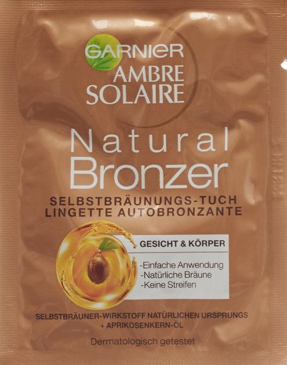 Produktbild Garnier Ambre Solaire Natural Bronzer (Selbstbräunungstuch, 5.60 ml)