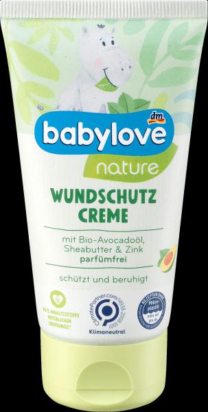 Produktbild dm babylove nature Wundschutzcreme
