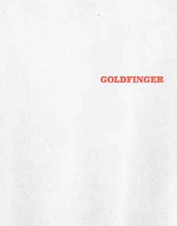 Actual product image James Bond Unisex Adult Goldfinger Profile T-Shirt (M)