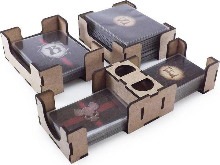 Actual product image Feldherr MAUS - Board game organiser for and mysticism and expansion Heart of Glürm (Wood)