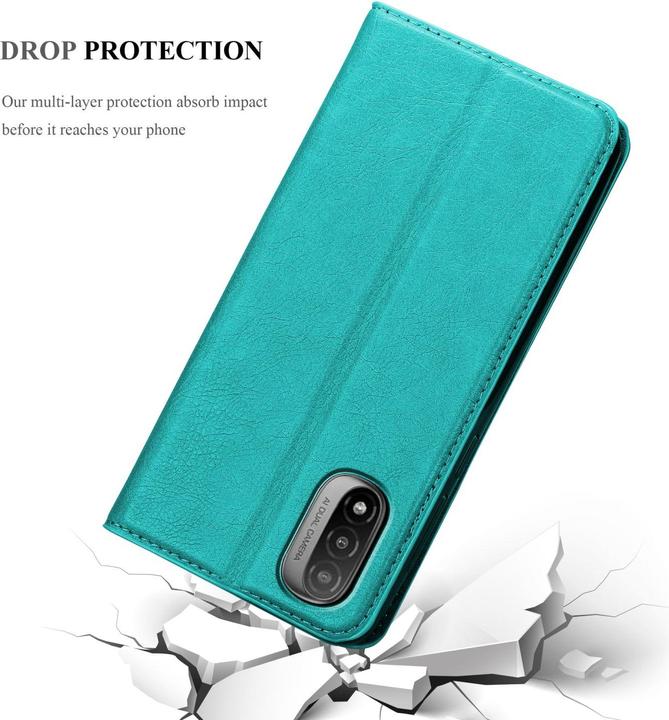 Productafbeelding Cadorabo Boek Invis. Magnetisch deksel (Motorola E30, Motorola Moto E20, Motorola Moto E40)