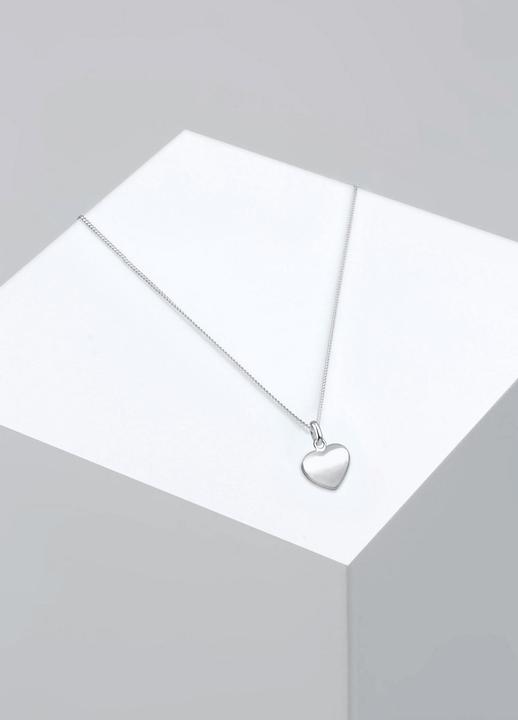 Immagine prodotto Elli mit Herz -Anhänger (Argento, 45 cm)