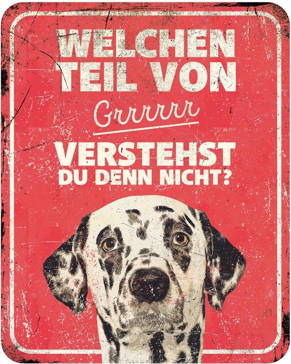 Image du produit EBI D&D Home Panneau d'avertissement Dalmatian rouge
