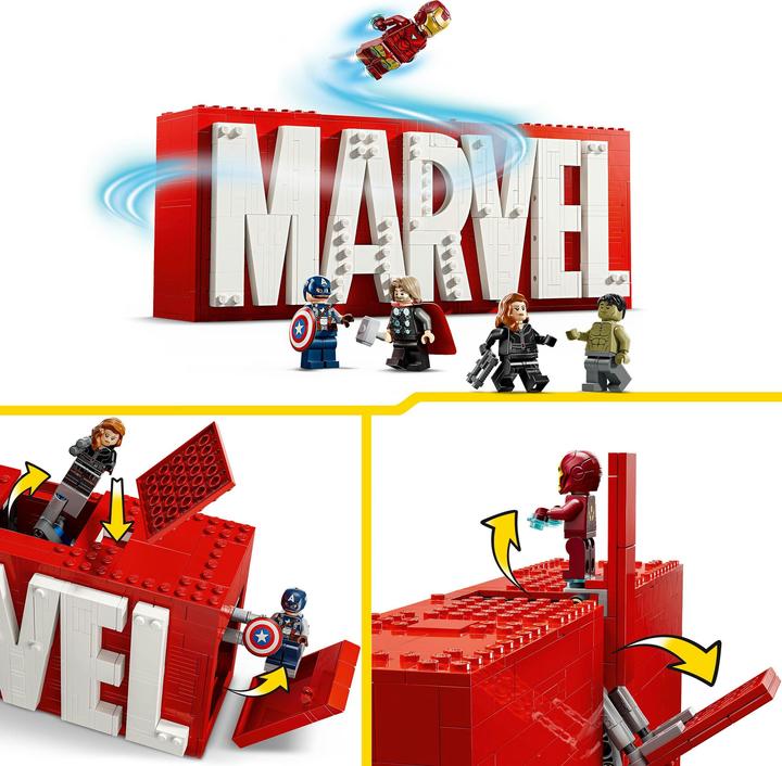 Produktbild LEGO Logo & Minifiguren (76313, LEGO Marvel)