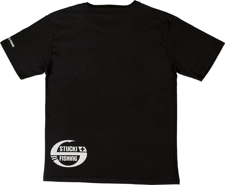 Produktbild Stucki Fishing T-Shirt Because Fanatics, Schwarz (XXL)
