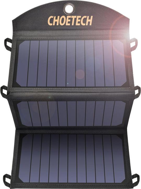 Image du produit Choetech Chargeur solaire USB (19 W, 0.48 kg)