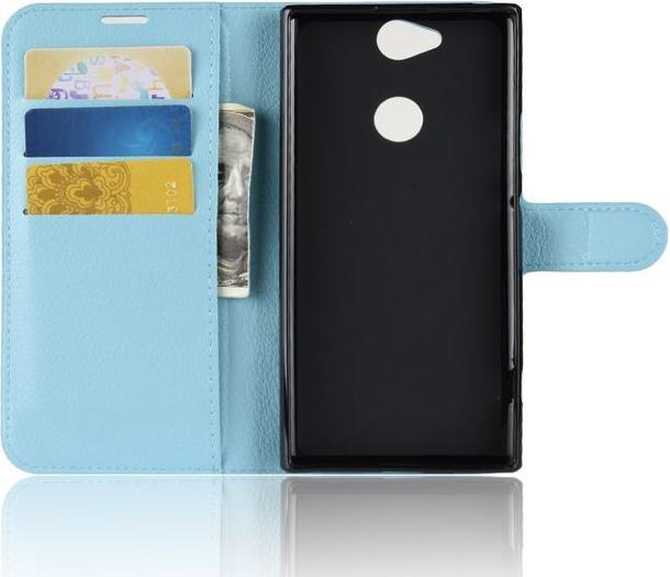 Productafbeelding MU Classic Litchi Leren Boekomslag Serie (Xperia XA2 Plus)