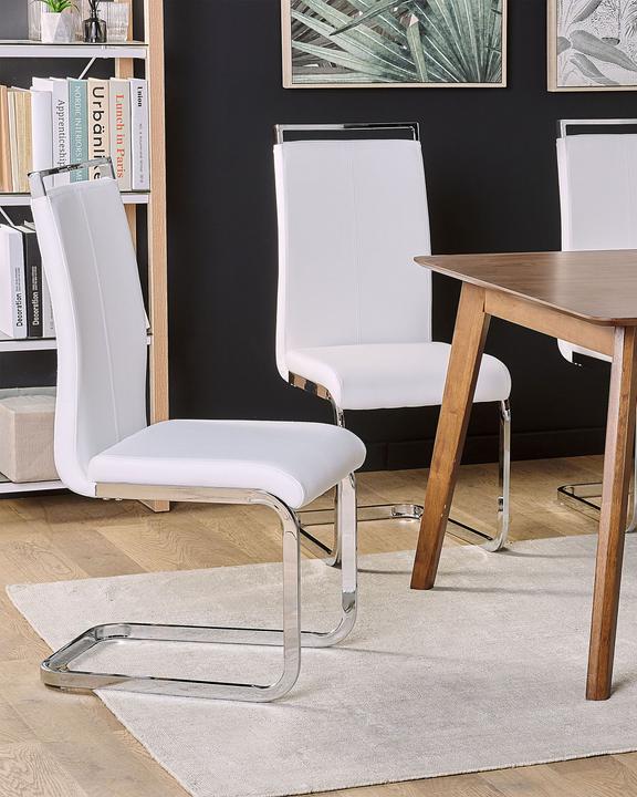Immagine prodotto Beliani Esszimmerstuhl Kunstleder weiss 2er Set GREEDIN
