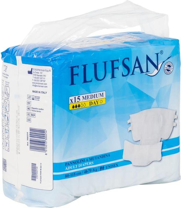 VidaXL Flufsan Einwegwindeln für Erwachsene 15 Stk. Grösse