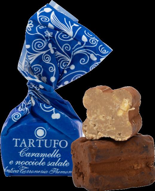 Antica Torroneria Piemontese Tartufi dolci Caramello e Nocciole salate (200 g)