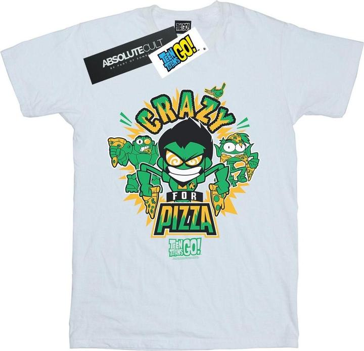 Immagine prodotto Teen Titans Go Crazy For Pizza Maglietta Ragazzi (116)
