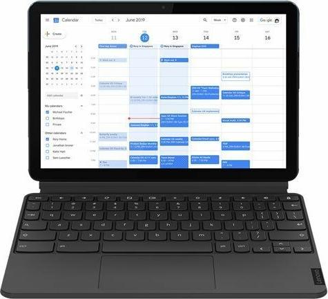 Produktbild Lenovo IdeaPad Duet Chromebook (10.10", 128 GB, Ice Blue, Iron Grey)