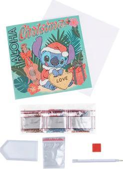 Image du produit Craft Buddy Christmas Aloha, carte 18x18cm Crystal Art