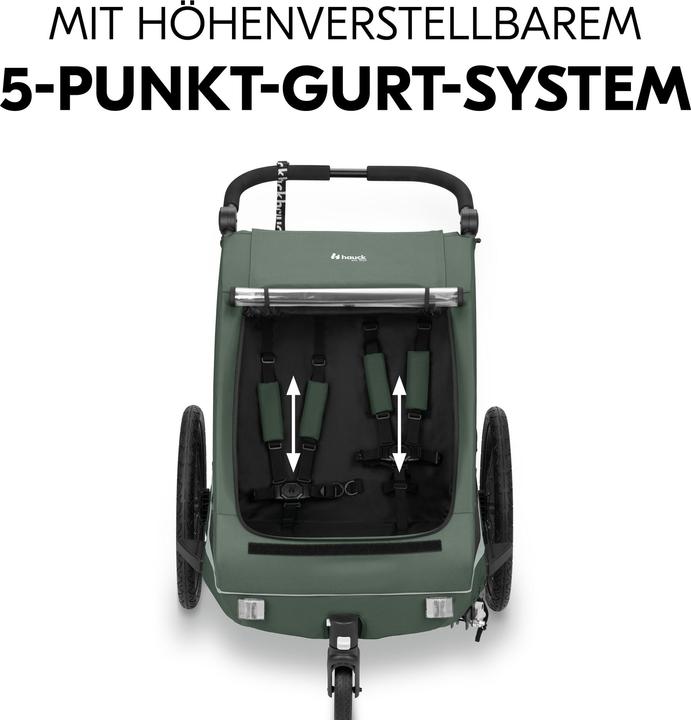 Actual product image Hauck Dryk Duo Plus Fahrradanhänger