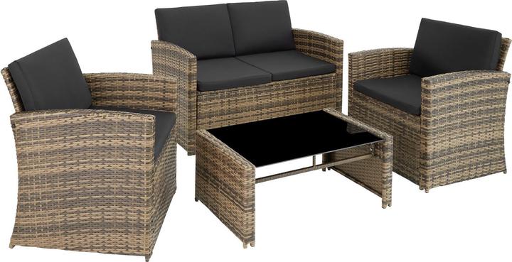 tectake Rattan Lounge Lucca