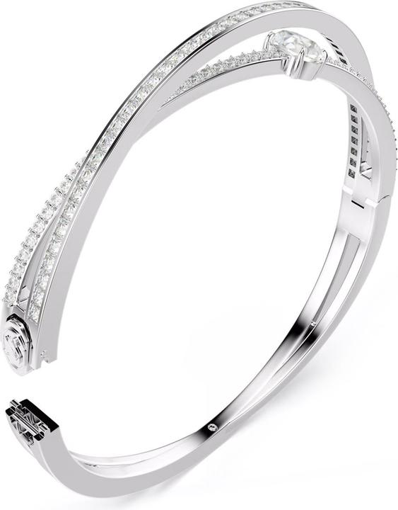 Image du produit Swarovski Hyperbola Bracelet-jonc Diverses coupes Blanc (16 cm, Métal Swarovski)
