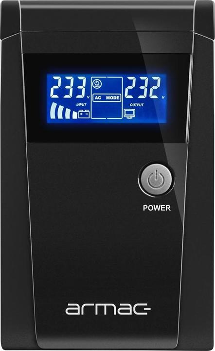 Produktbild Armac UPS Office LCD 850E (O/850E/LCD) (850 VA, 480 W, Line-Interaktiv USV)