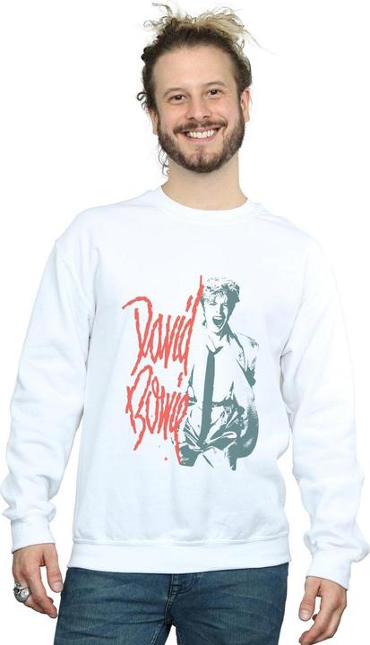Immagine prodotto David Bowie Mono Shout Felpa Uomo (XL)