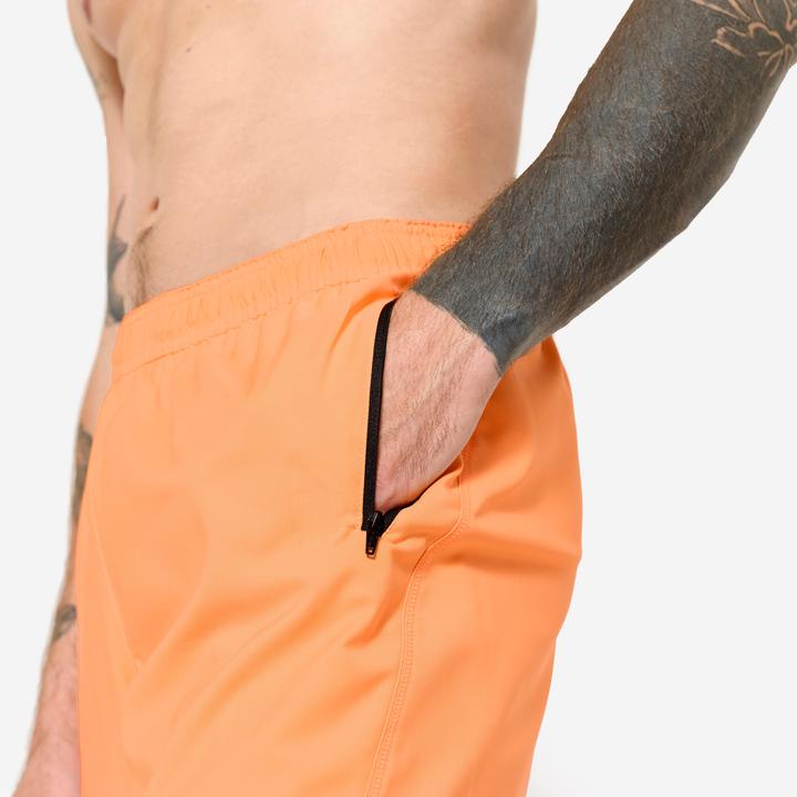 Actual product image Domyos Shorts Reissverschlusstaschen - orange (XL)