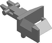 Actual product image Bachmann Trains Standard coupler head NEM 357 (4 pcs.)