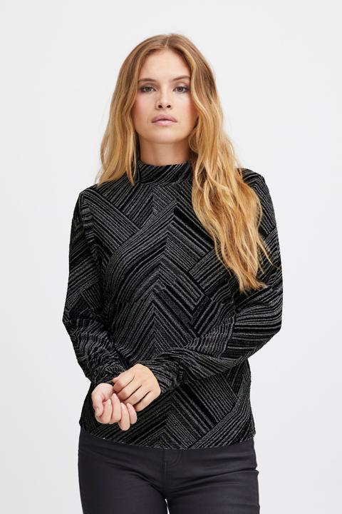 Actual product image Pulz Jeans Pulz - PZCAVILA Long Sleeve Tshirt - T-shirt - 50207795 (XXL)