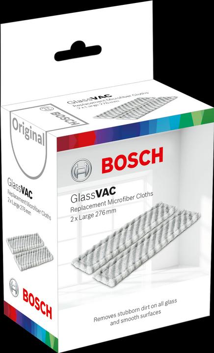 Immagine prodotto Bosch Home & Garden 2x Grandi panni di ricambio in microfibra per sVAC