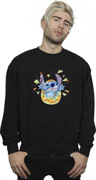 Actual product image Disney Mens Lilo & Stitch Cracking Egg Sweatshirt (M)