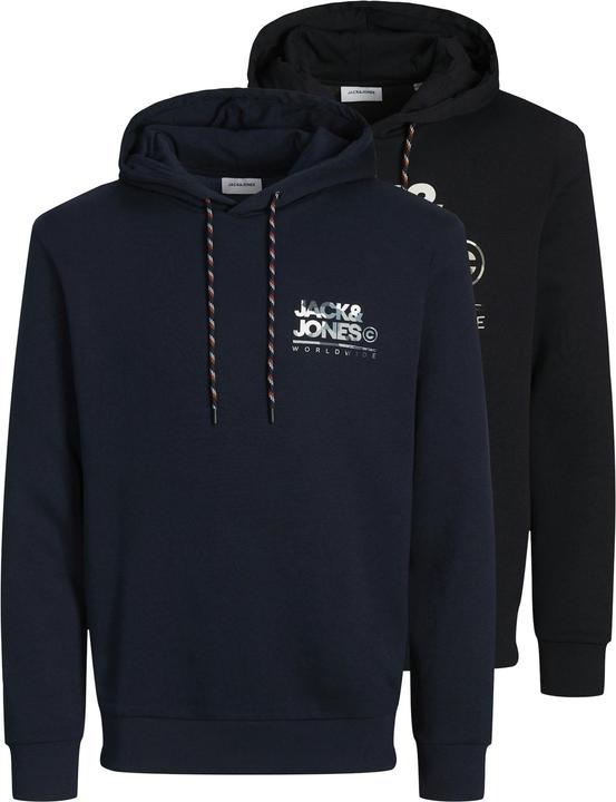 Produktbild Jack & Jones Jjluke Sweat Hood 2pk Mp (XL)