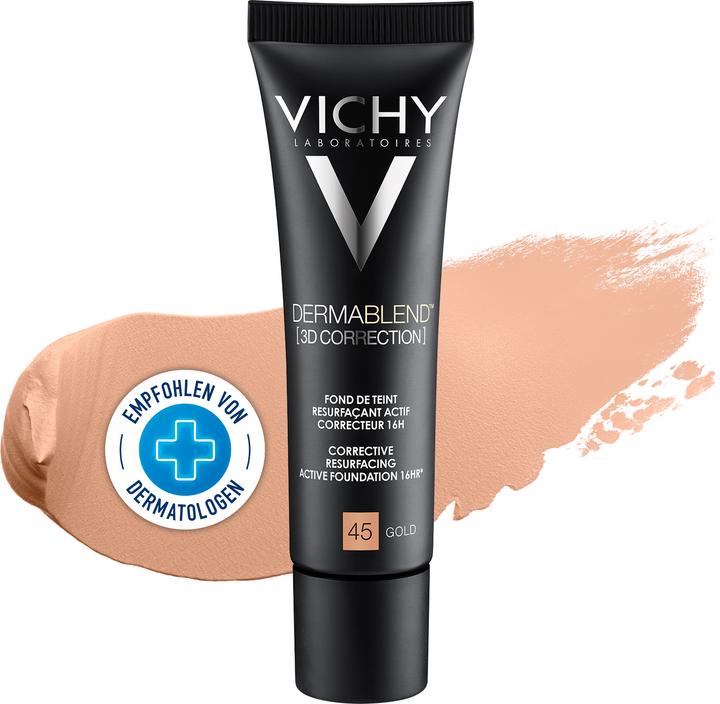 Produktbild Vichy Dermablend (3D Correction) Hautunebenheiten optisch korrigierendes Make-up (45 Gold)