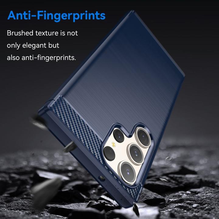 Produktbild König Design Hülle Handy Schutz für Samsung Galaxy S23 Plus Ultra Case Cover Carbon Optik Neu (Samsung Galaxy S23 Ultra)