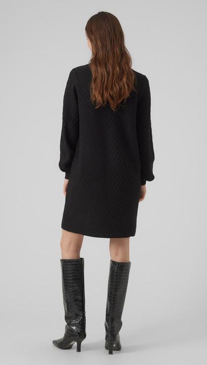Produktbild Vero Moda VMANJASTINNA HIGHNECK ZIP DRESS GA EXC Strickkleid (XS)