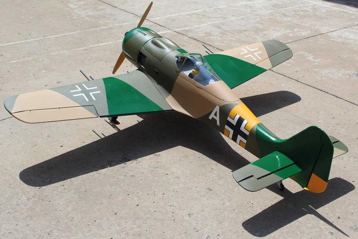 Produktbild Seagull Models SG-Models ) Focke Wulf FW-190 A5 80" ARF Version 2022 Warbird OHNE Einziehfahr (Warbird)