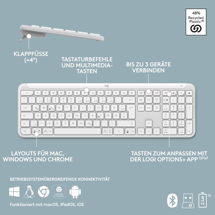 Produktbild Logitech Signature Slim Combo MK950 (DE, Kabellos)