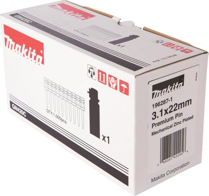 Produktbild Makita Betonnagel 3.1x22mm HC6