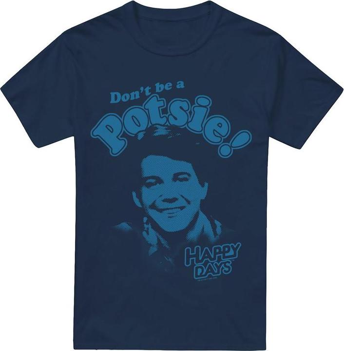 Actual product image Happy Days Mens Don't Be a Potsy T-Shirt (4XL)