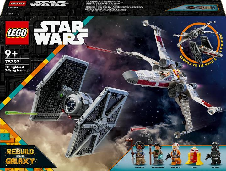 Actual product image LEGO Mashup of TIE Fighter & X-Wing (75393, LEGO Star Wars)