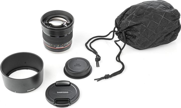 Produktbild Samyang MF 85mm F1,4 AS IF UMC Canon EF AE (Canon EF, Vollformat, APS-C / DX)